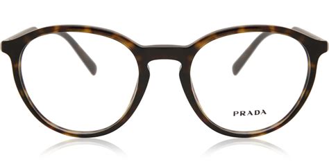 prada pr13tv 2au1o1 havan|Prada Unisex Adult Round Eyeglasses PR13TV 2AU1O1 Havana .